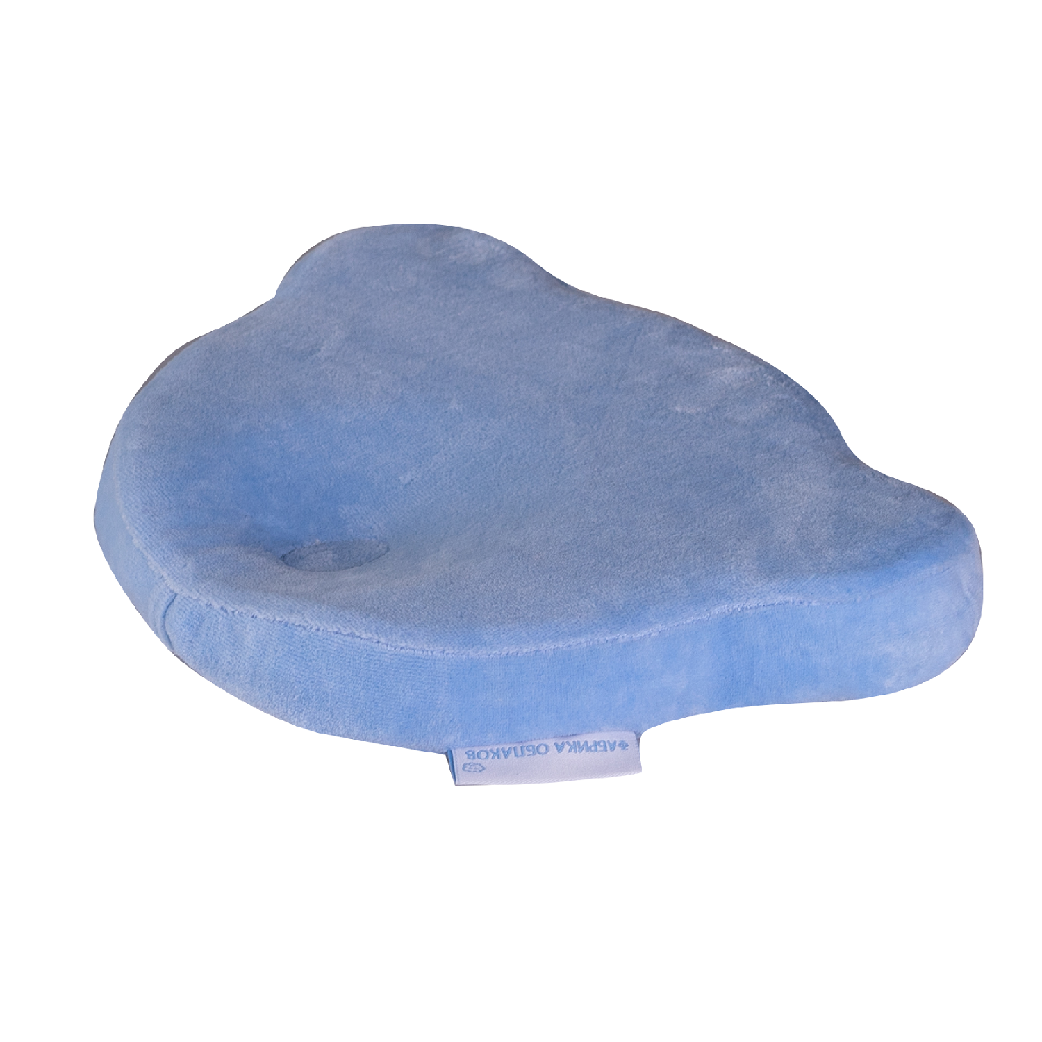 фото Подушка детская фабрика облаков ортопедическая мишка, 0+, голубой мш.2.4/гол.