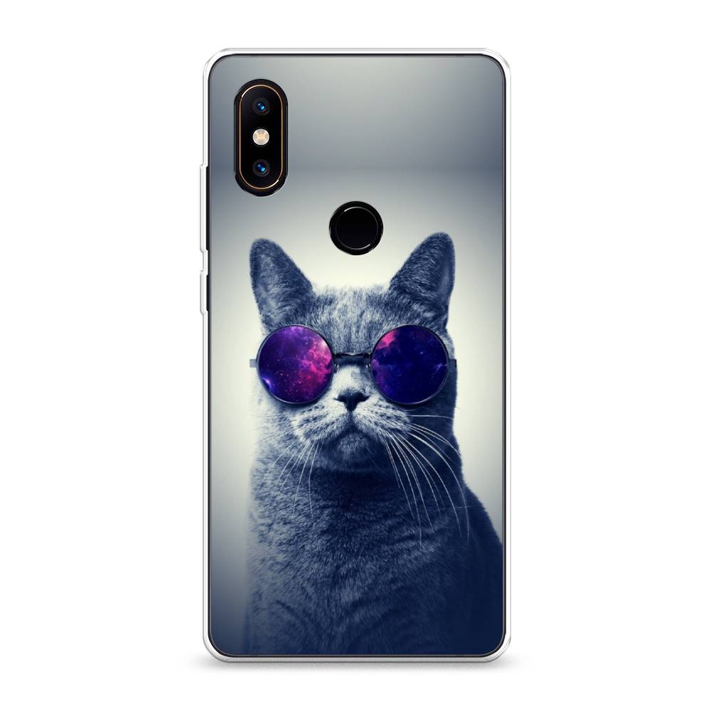 

Чехол Awog на Xiaomi Mi Mix 2S "Космический кот", Разноцветный, 33450-1