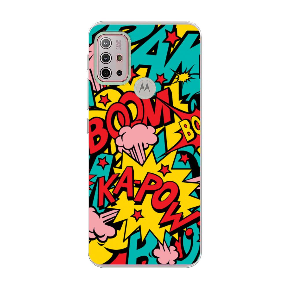 фото Силиконовый чехол "постер pop art" на motorola moto g10 awog