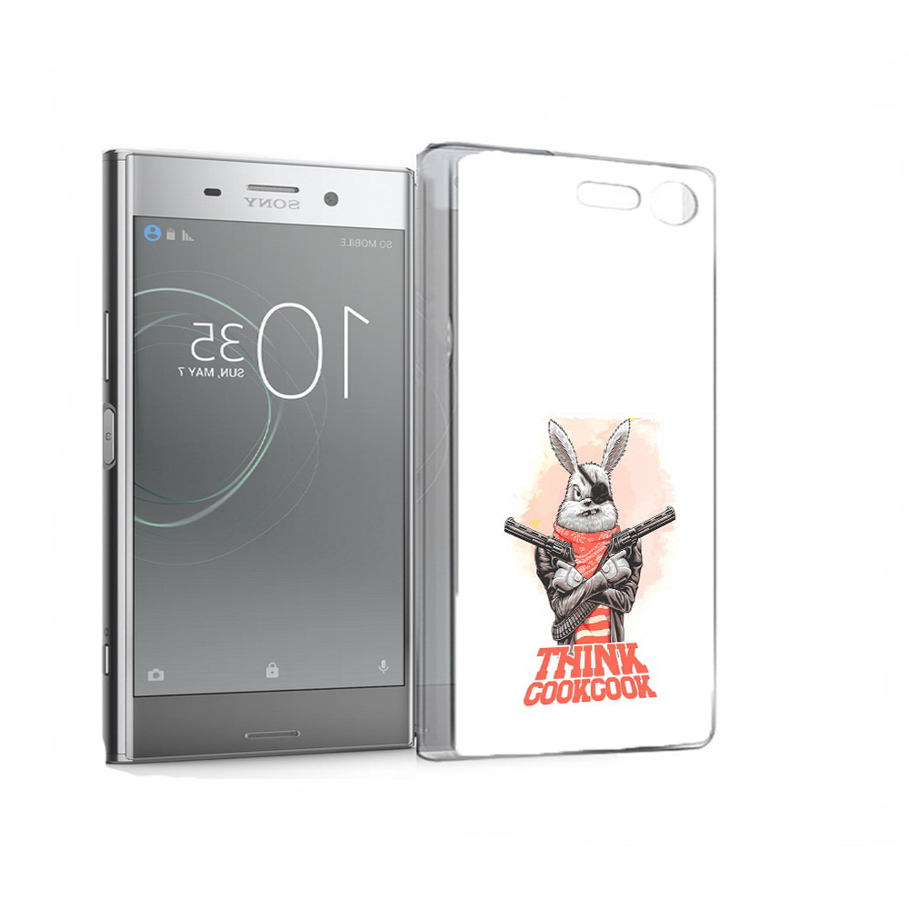 

Чехол MyPads Tocco для Sony Xperia XZ Premium кролик пират (PT67145.226.419), Прозрачный, Tocco