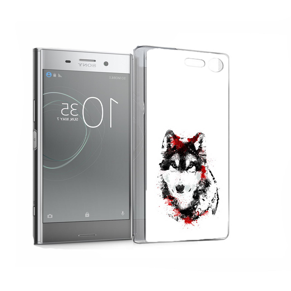 

Чехол MyPads Tocco для Sony Xperia XZ Premium кровавый волк (PT67145.226.416), Прозрачный, Tocco