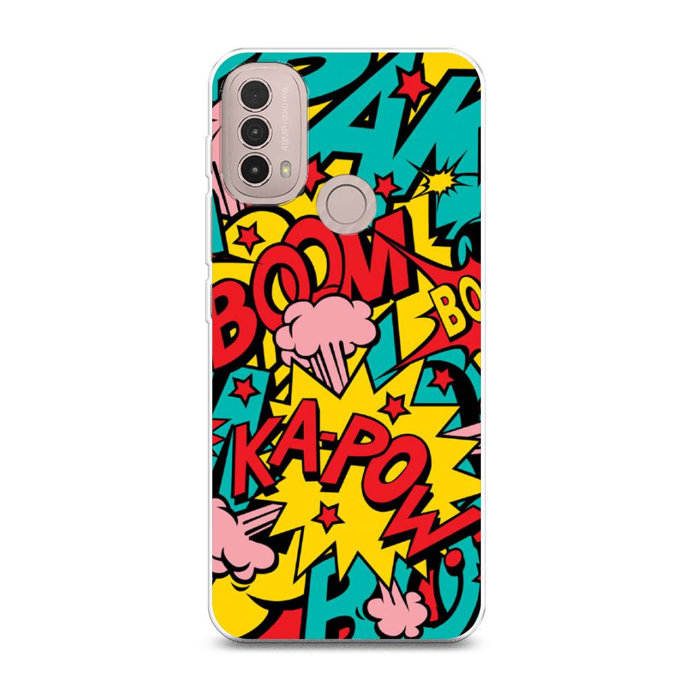 

Чехол Awog на Lenovo K14 Plus/Motorola Moto E20/E30/E40 "Постер pop art", Разноцветный, 243650-9