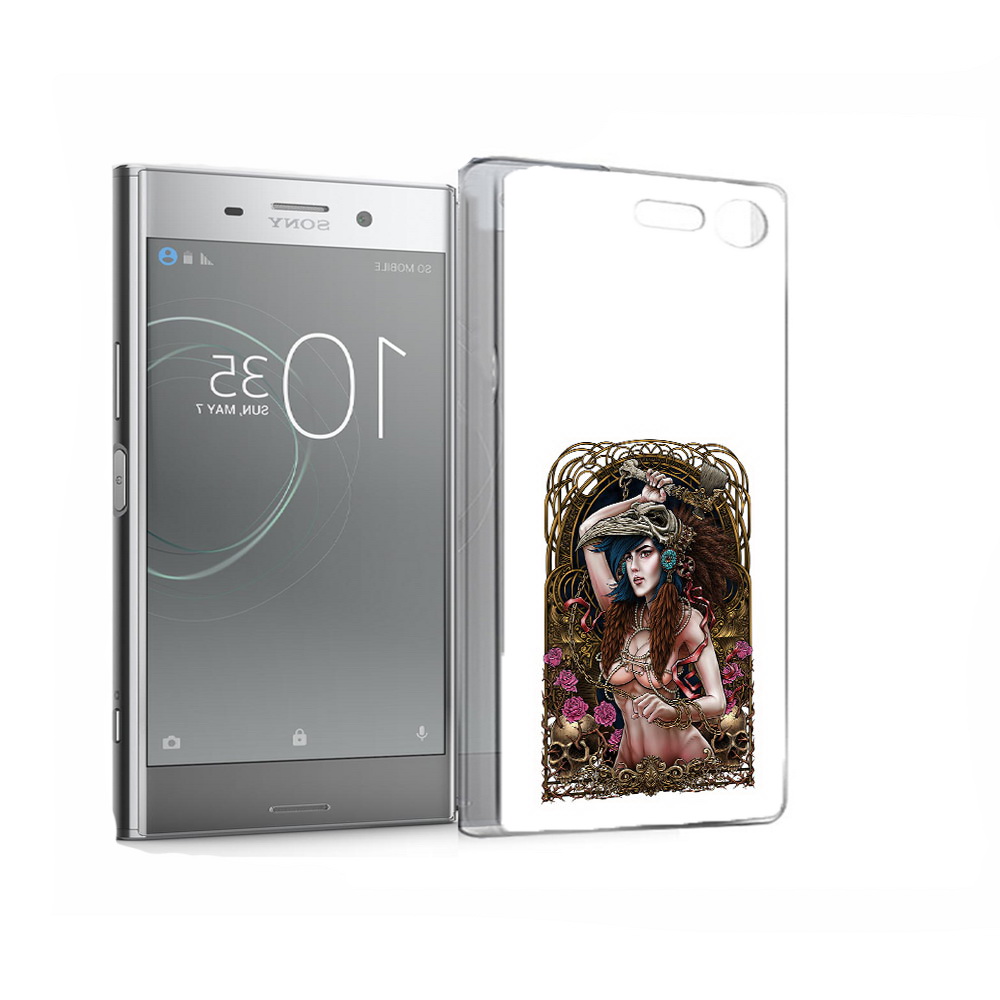 

Чехол MyPads Tocco для Sony Xperia XZ Premium красивая девушка рисунок (PT67145.226.407), Прозрачный, Tocco