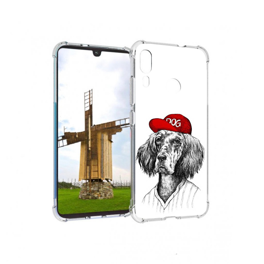 

Чехол MyPads Tocco для Motorola Moto E6 Plus дог (PT150579.352.333), Прозрачный, Tocco