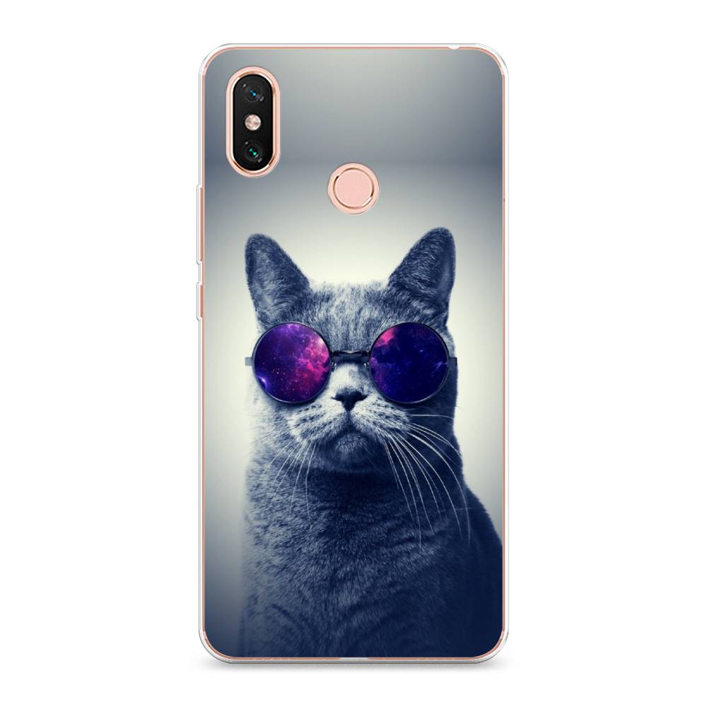 

Чехол Awog на Xiaomi Mi Max 3 "Космический кот", Разноцветный, 34350-1