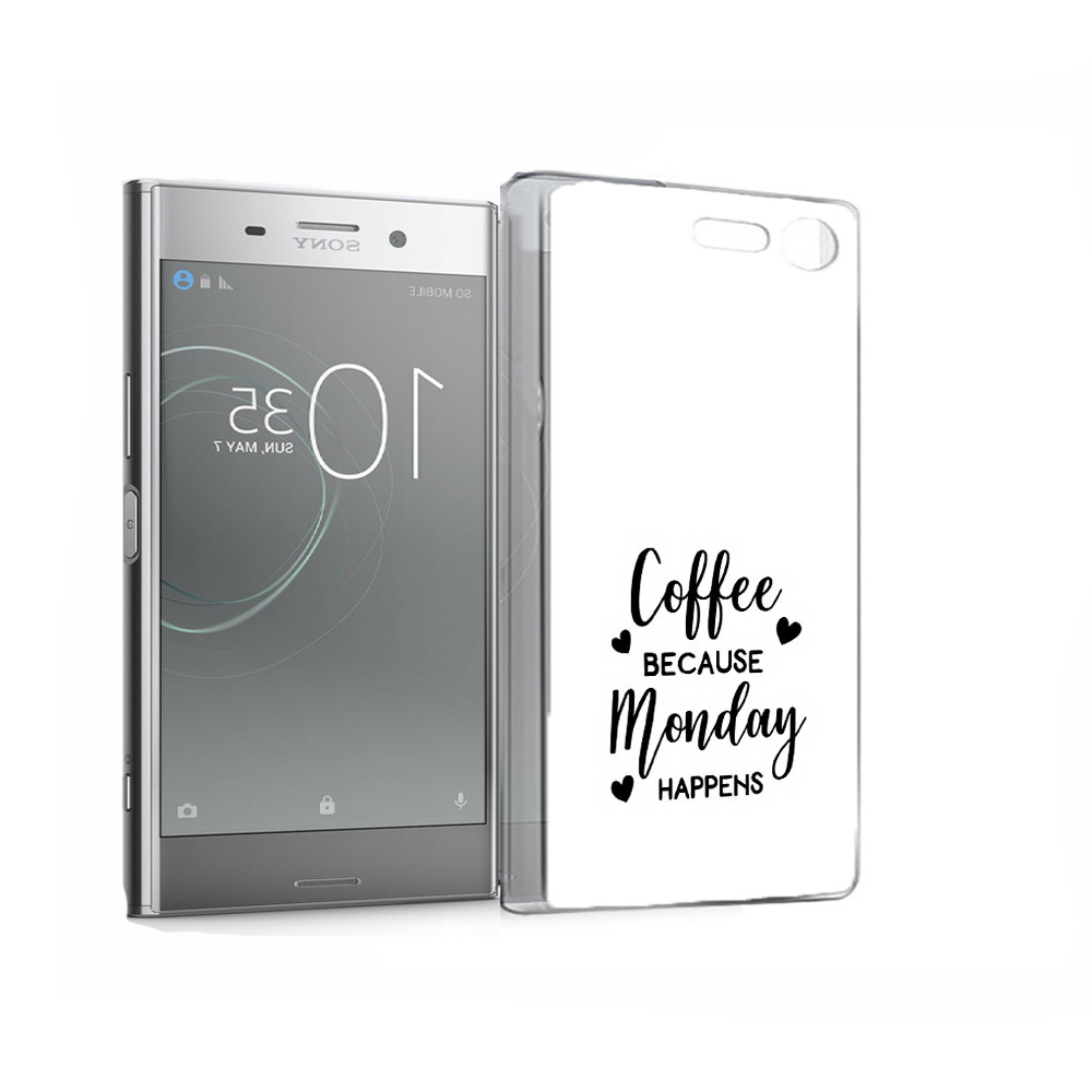 

Чехол MyPads Tocco для Sony Xperia XZ Premium кофе и понедельник стал счастливым, Прозрачный, Tocco