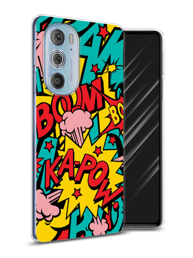 

Чехол Awog на Motorola Edge 30 Pro "Постер pop art", Разноцветный, 243350-9