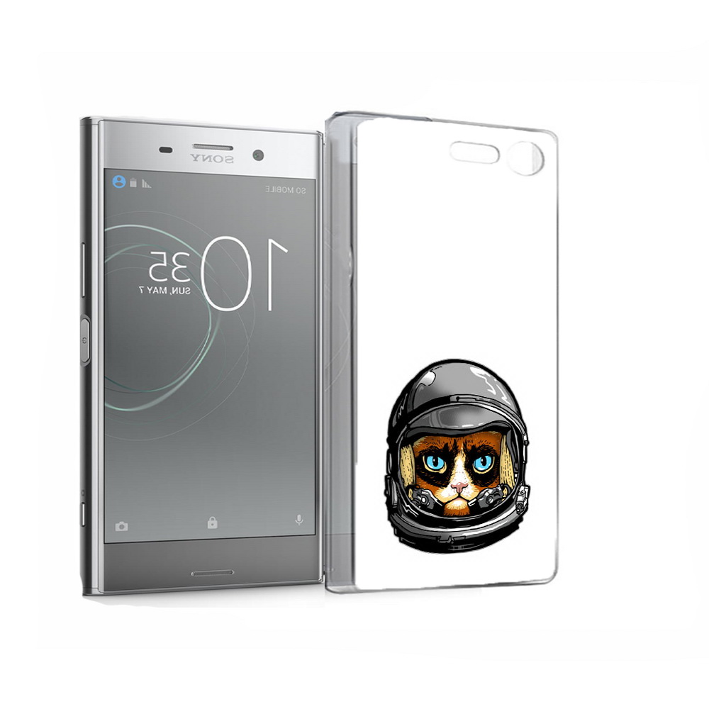 

Чехол MyPads Tocco для Sony Xperia XZ Premium кот космонавт (PT67145.226.400), Прозрачный, Tocco