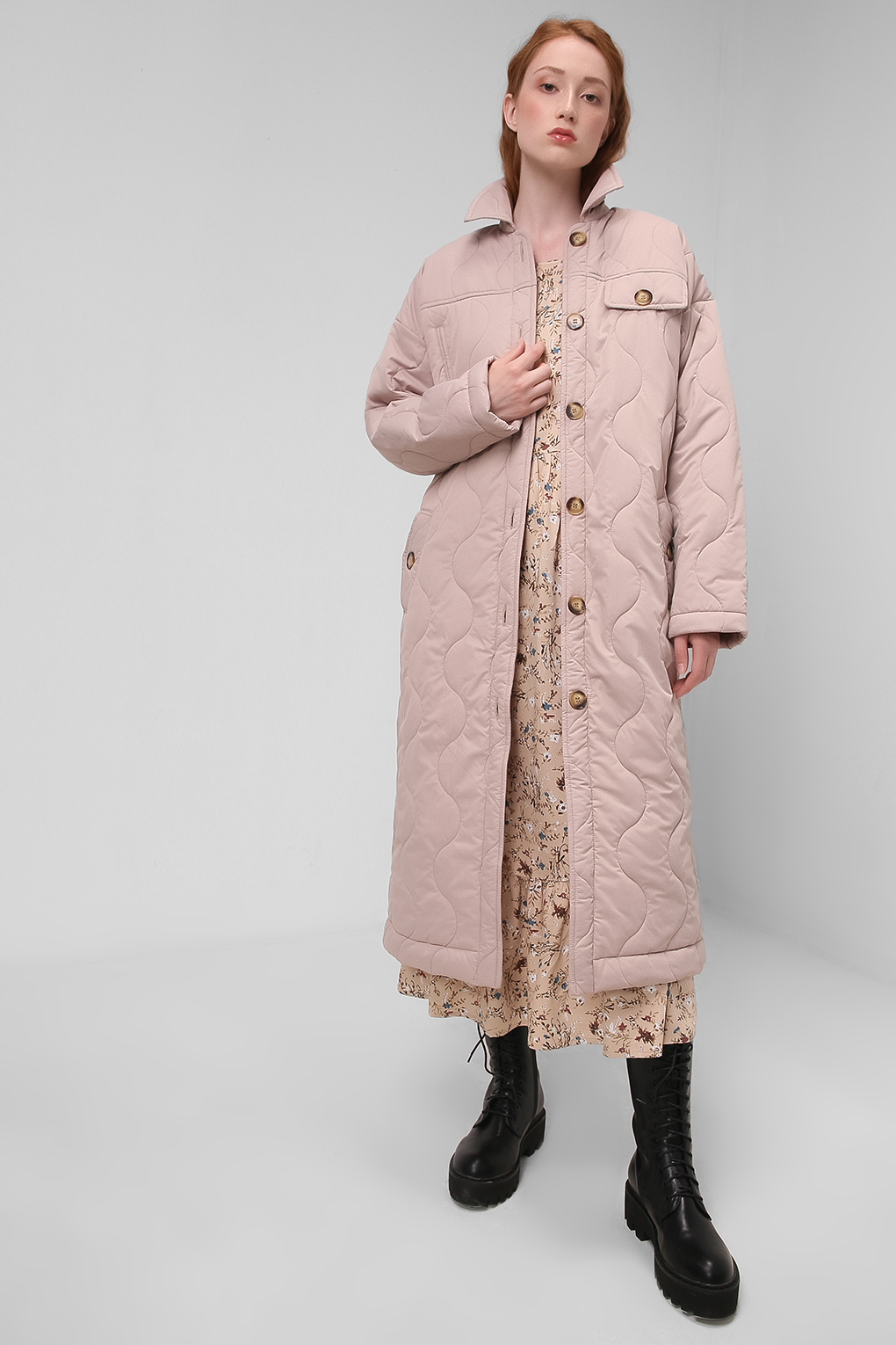 Пальто женское Belucci Bl21076111 бежевое 48 RU