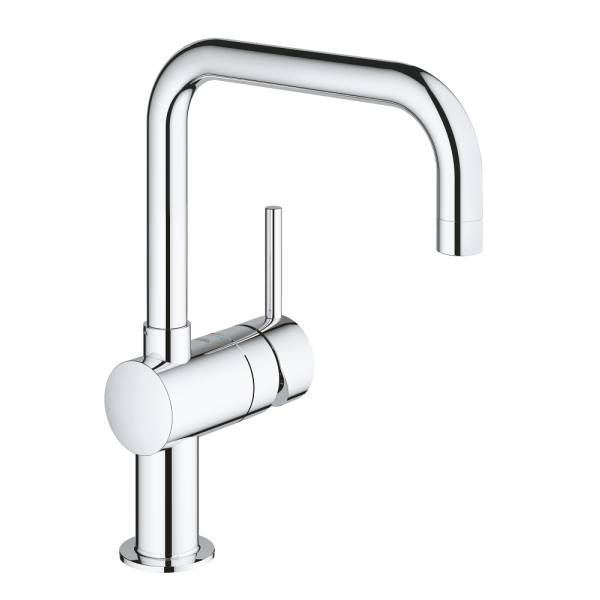 фото Смеситель для кухонной мойки grohe vento с u-образным изливом, хром (30429000)