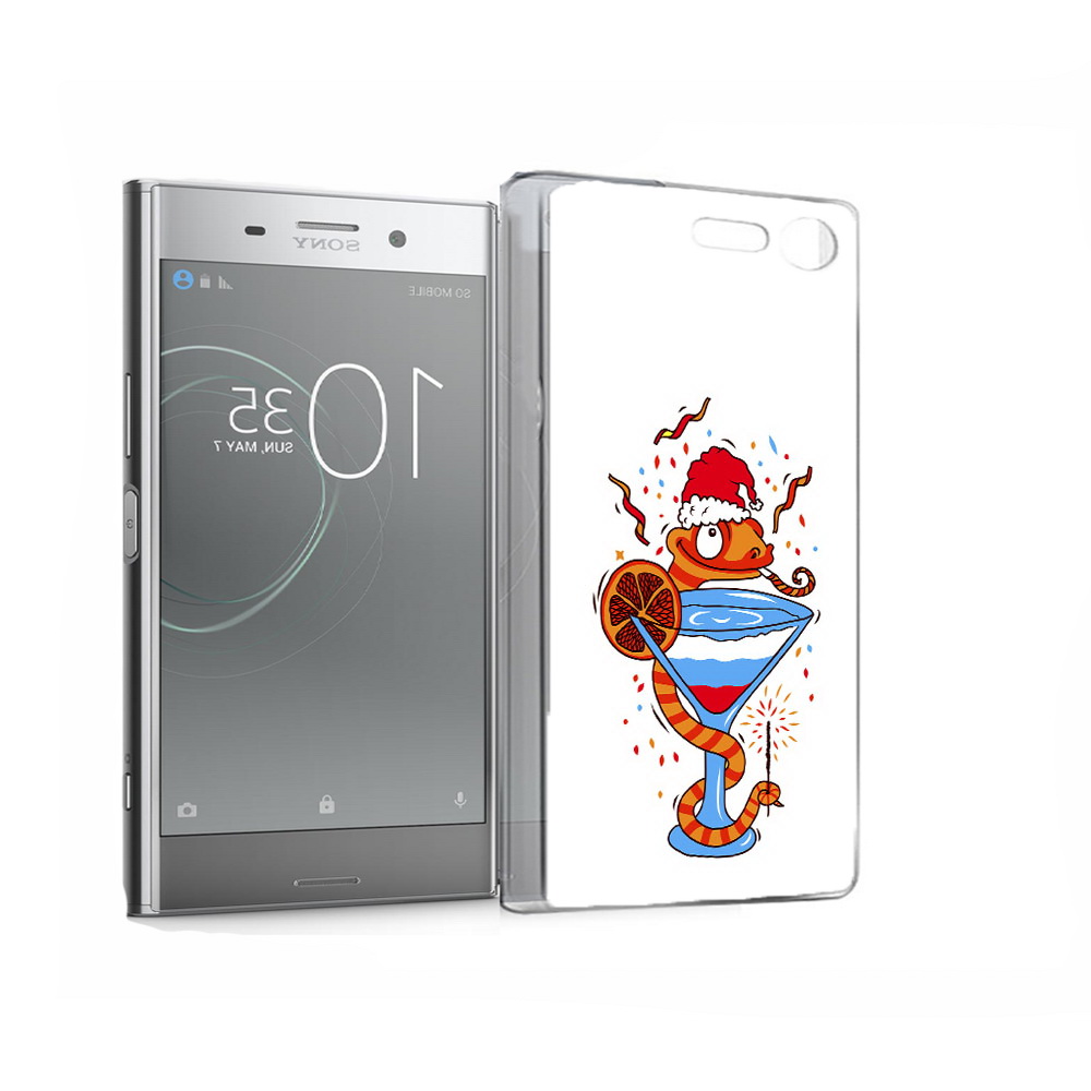 

Чехол MyPads Tocco для Sony Xperia XZ Premium змейка (PT67145.226.364), Прозрачный, Tocco