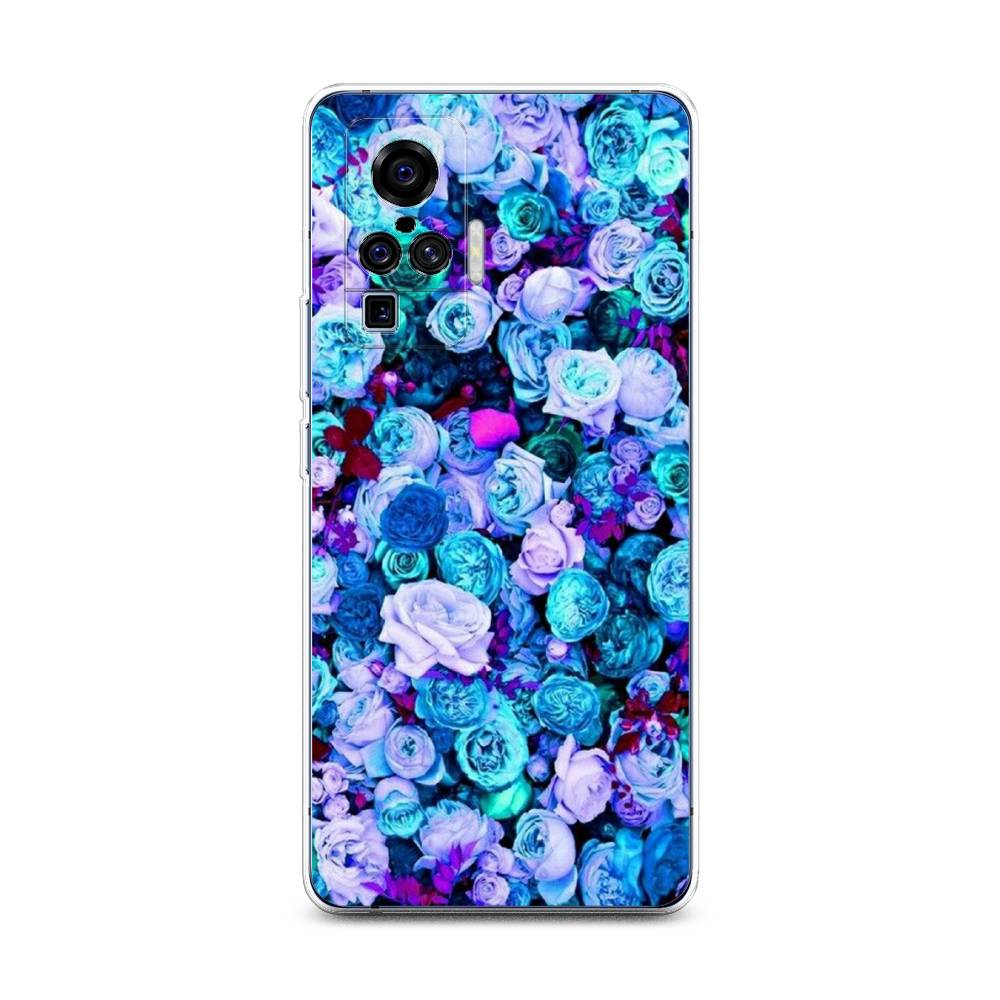 

Чехол на Vivo X50 Pro "Цветочный ковер", Фиолетовый, 262350-2