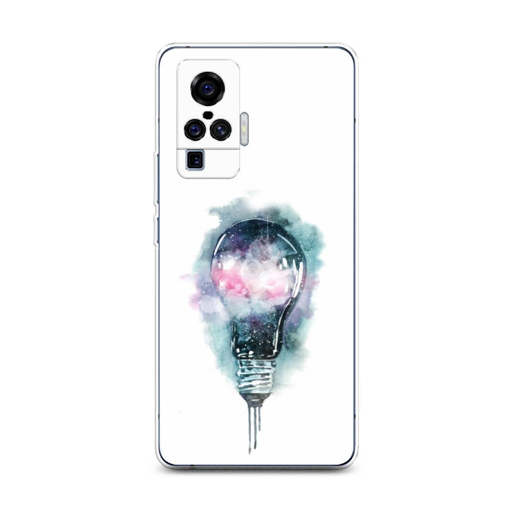 

Чехол на Vivo X50 Pro "Волшебная лампа", Белый;серый, 262350-4