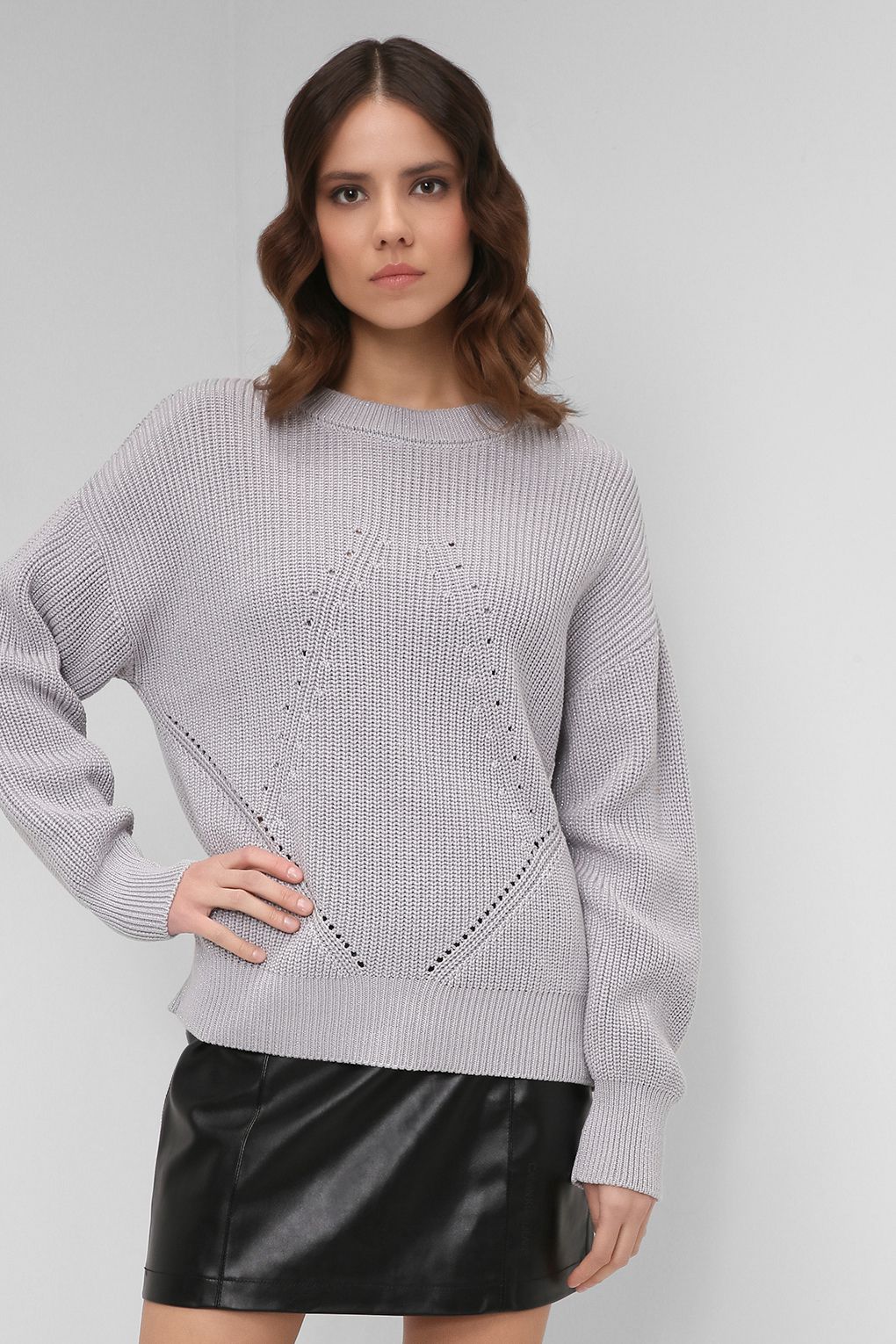 

Джемпер женский Belucci BL2109Т3303 серый L, BL2109Т3303
