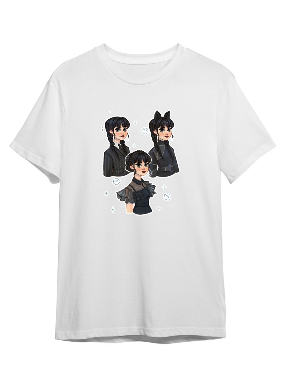 

Футболка унисекс СувенирShop Wednesday/Уэнсдэй/Венсдей 37 белая XL, Белый, "Wednesday/Уэнсдэй/Венсдей" 37