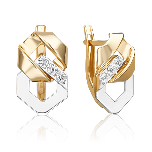 

Серьги из золота PLATINA jewelry 02-5032-00-201-1121, топаз, 02-5032-00-201-1121