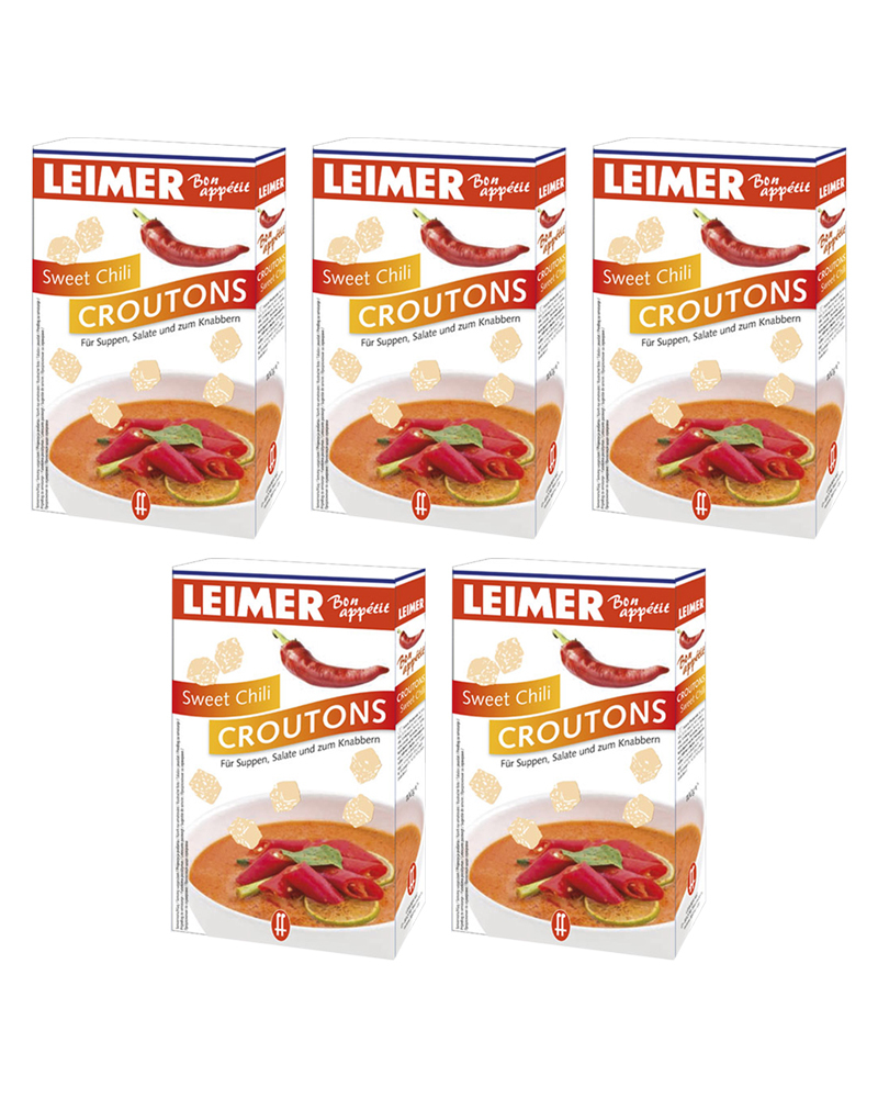 

Крутоны Leimer Сладкий Чили 100 гр. - 5 шт