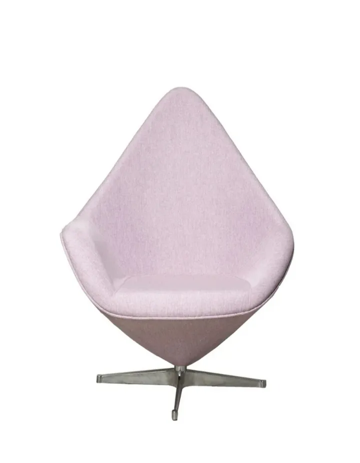 Кресло Капля розовое