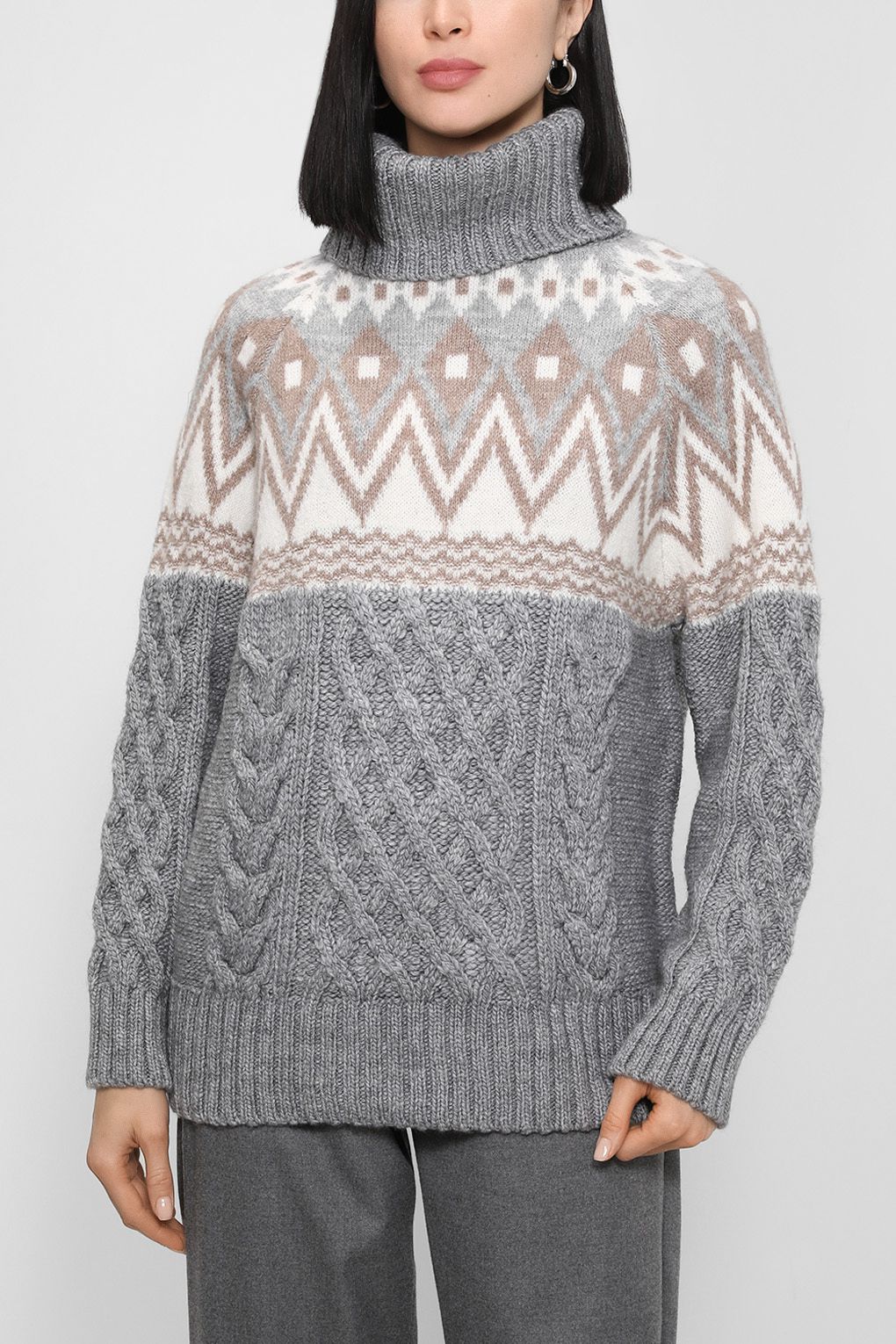 

Свитер женский Esprit Casual 102EE1I334 серый S, 102EE1I334
