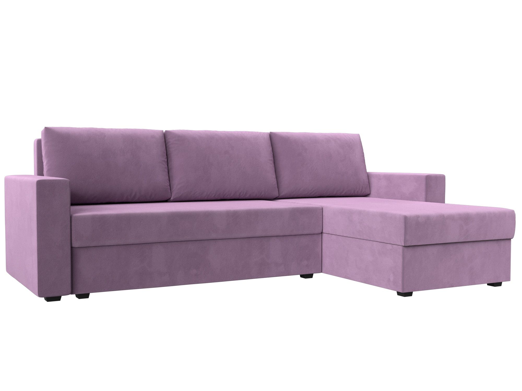 

Угловой диван Лига Диванов Траумберг Лайт правый угол 227х141х90 см, сиреневый, Угловой диван Траумберг Лайт правый угол