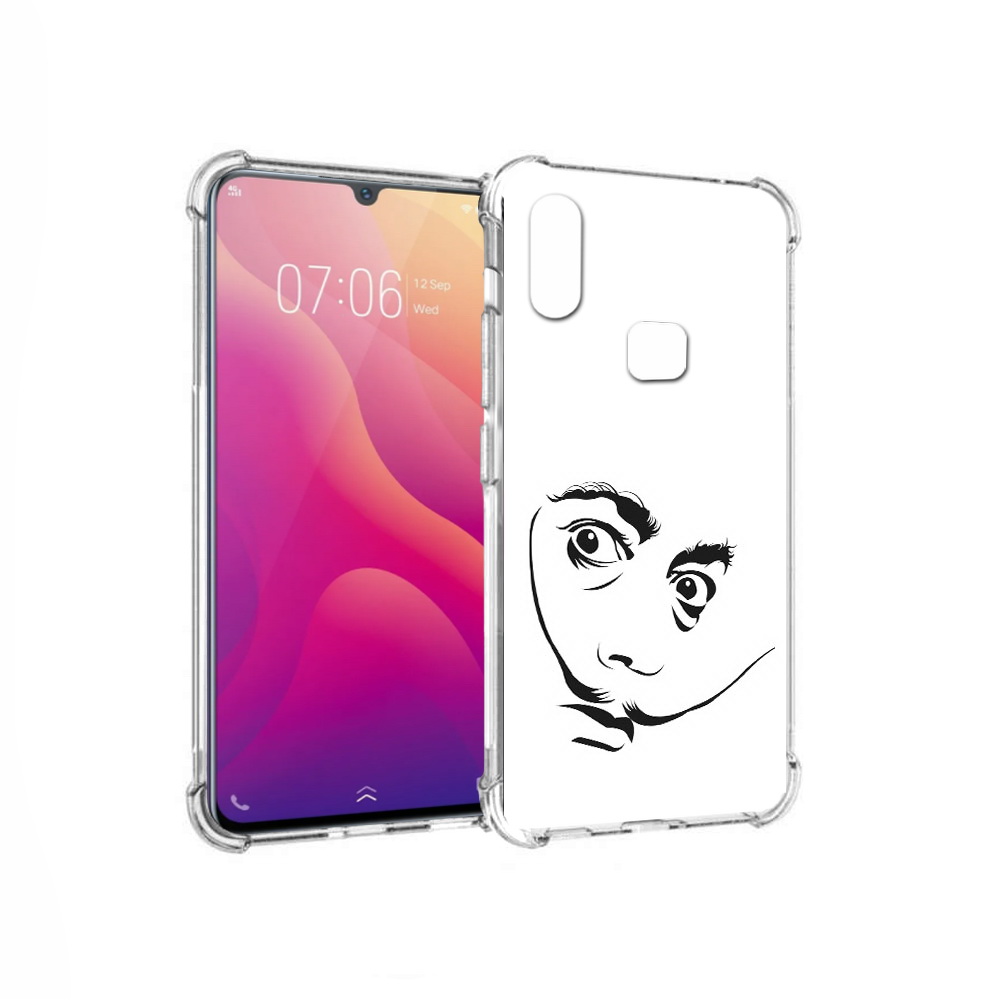 

Чехол MyPads Tocco для Vivo V11i мужчина с длинными усами (PT119353.424.487), Прозрачный, Tocco