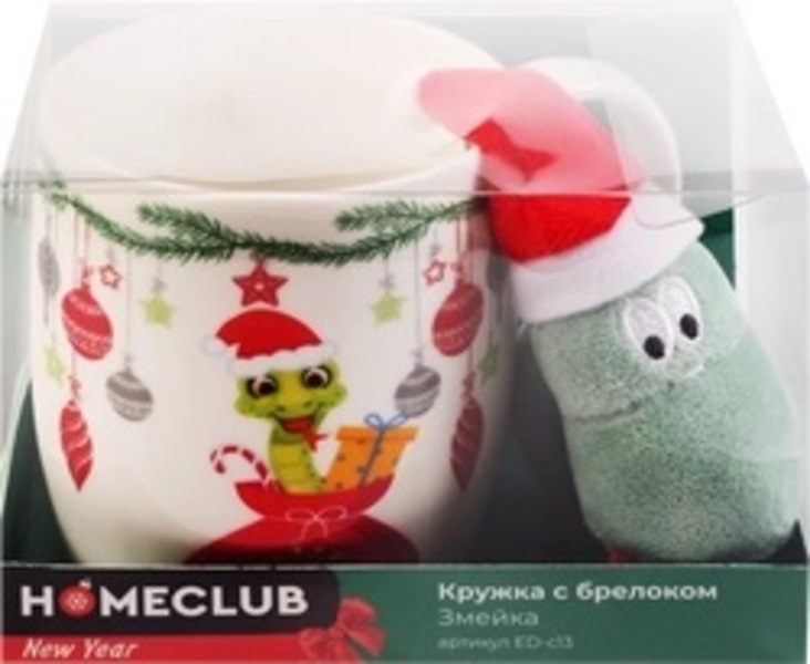 

Кружка HomeСlub Змейка ED-С13 с брелоком 350 мл в ассортименте (рисунок по наличию)