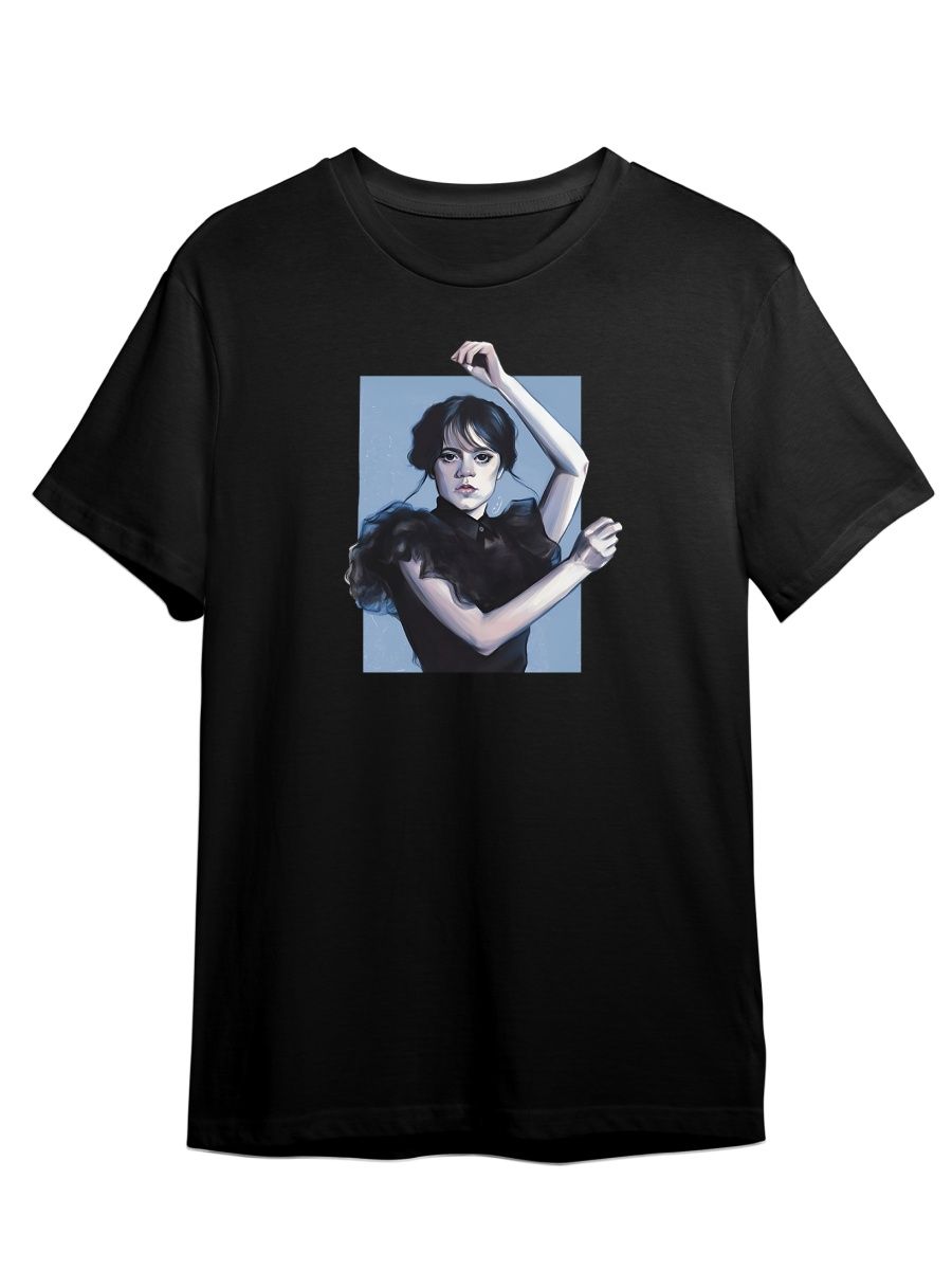 

Футболка унисекс СувенирShop Wednesday/Уэнсдэй/Венсдей 33 черная M, Черный, "Wednesday/Уэнсдэй/Венсдей" 33