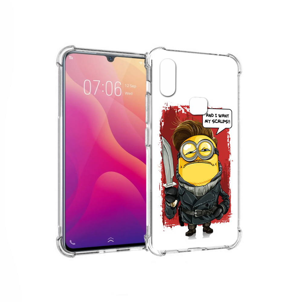 

Чехол MyPads Tocco для Vivo V11i миньон убийца (PT119353.424.477), Прозрачный, Tocco