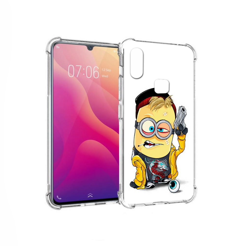 

Чехол MyPads Tocco для Vivo V11i миньон бандит (PT119353.424.475), Прозрачный, Tocco