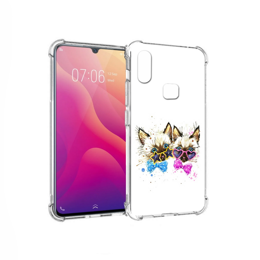 

Чехол MyPads Tocco для Vivo V11i милые котята (PT119353.424.474), Прозрачный, Tocco