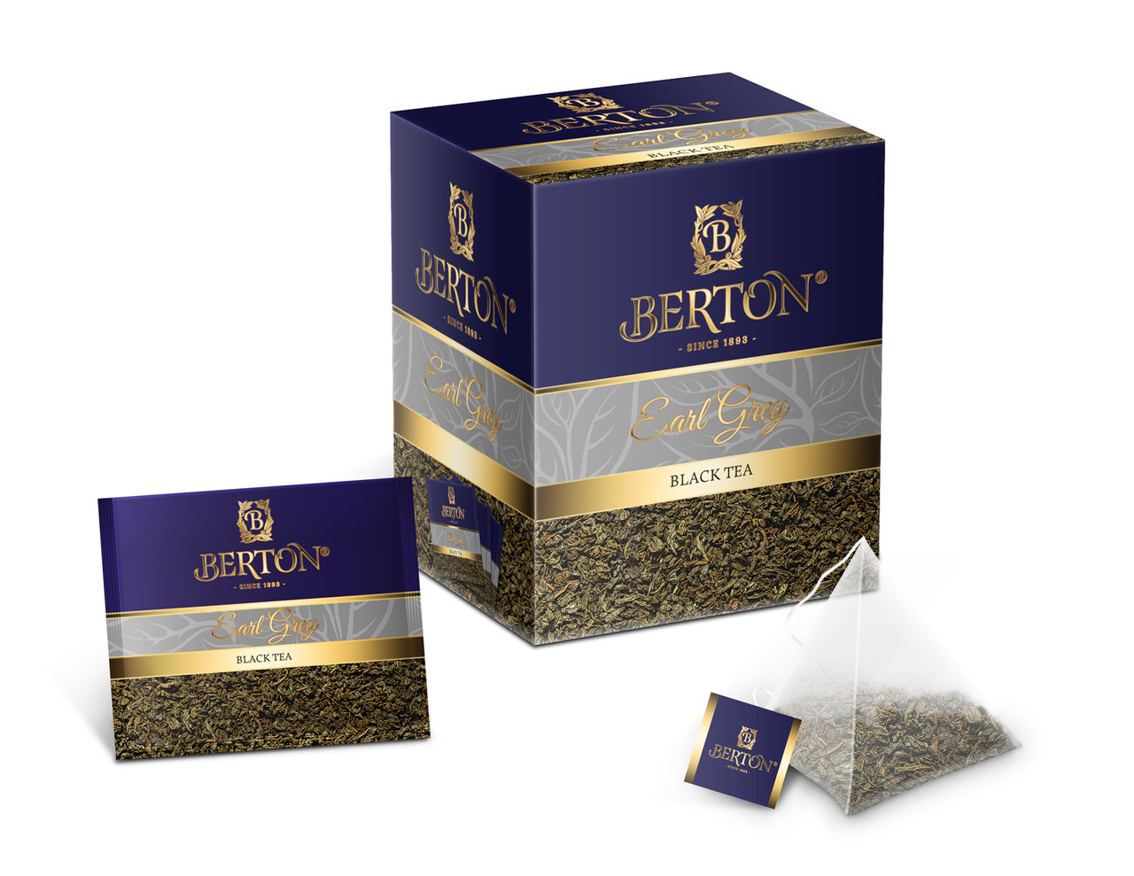 

Чай черный Berton Earl Grey в пакетиках 10 г х 4 шт