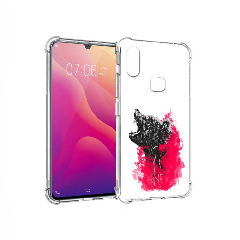 

Чехол MyPads Tocco для Vivo V11i медведь в дымке (PT119353.424.463), Прозрачный, Tocco