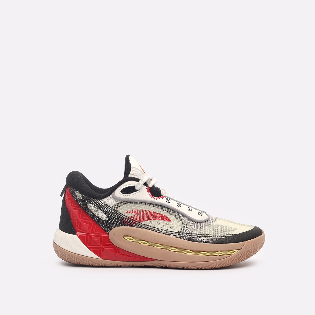 

Кроссовки мужские Anta Shock Wave 6.0 бежевые 12 US, Бежевый, Shock Wave 6.0