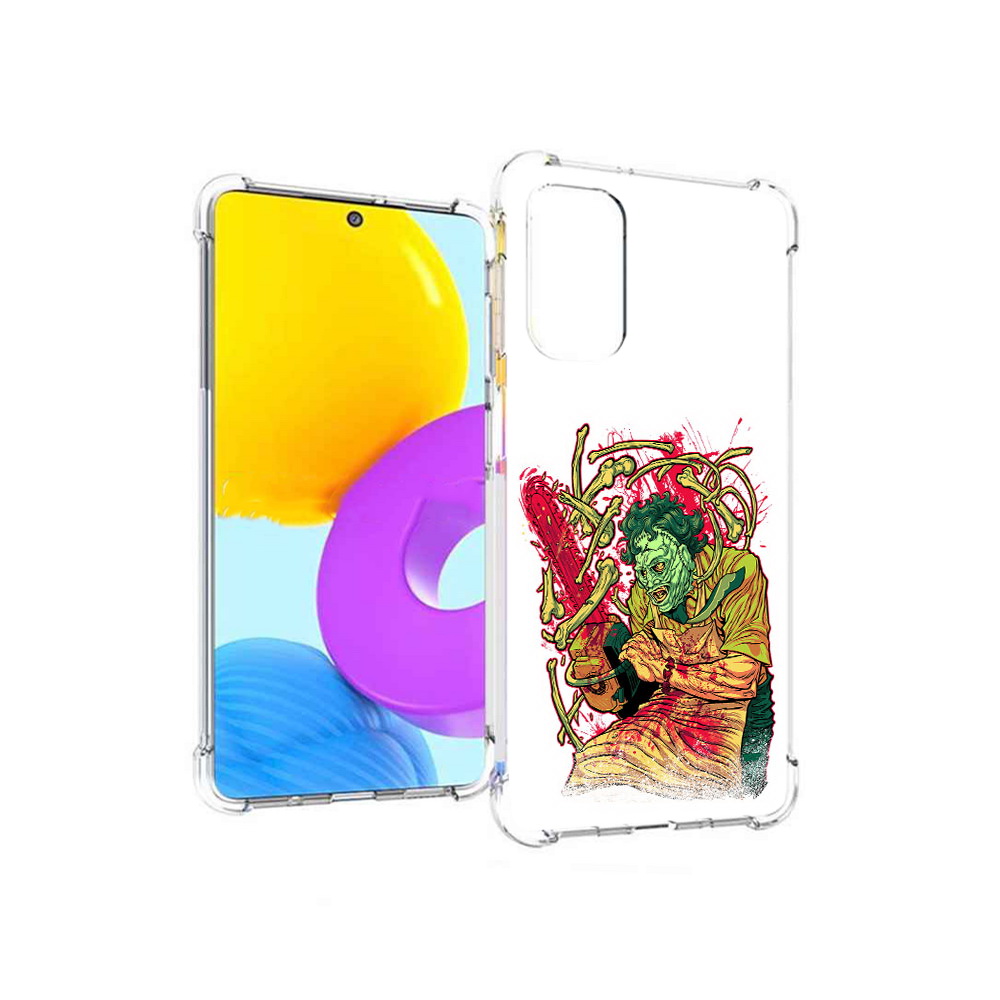 

Чехол MyPads Tocco для Samsung Galaxy M52 5G яркий мясник (PT226932.542.711), Прозрачный, Tocco