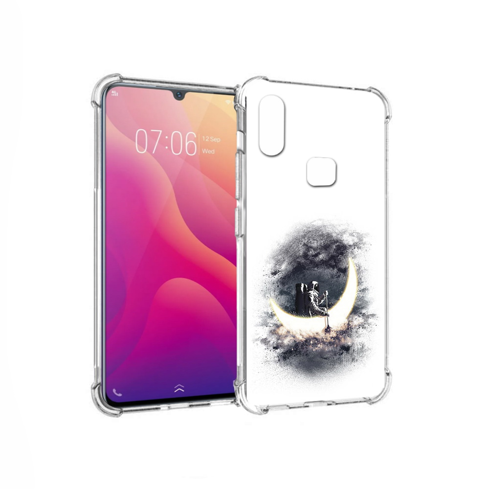 

Чехол MyPads Tocco для Vivo V11i лунный путешественник (PT119353.424.448), Прозрачный, Tocco