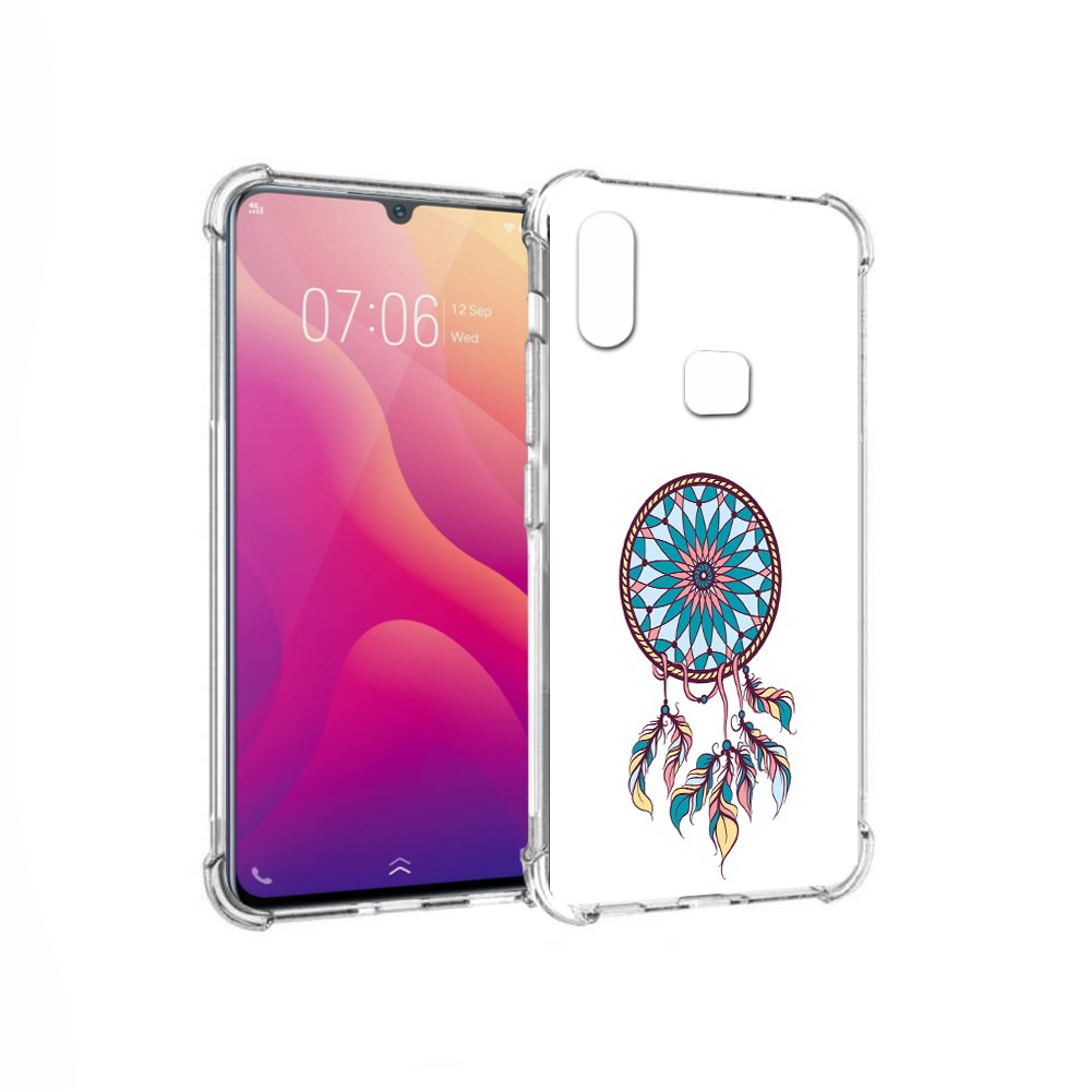 

Чехол MyPads Tocco для Vivo V11i ловец снов синий (PT119353.424.443), Прозрачный, Tocco