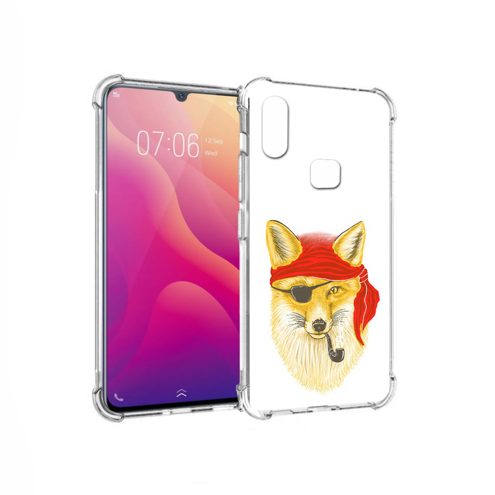 

Чехол MyPads Tocco для Vivo V11i лиса-пират (PT119353.424.440), Прозрачный, Tocco