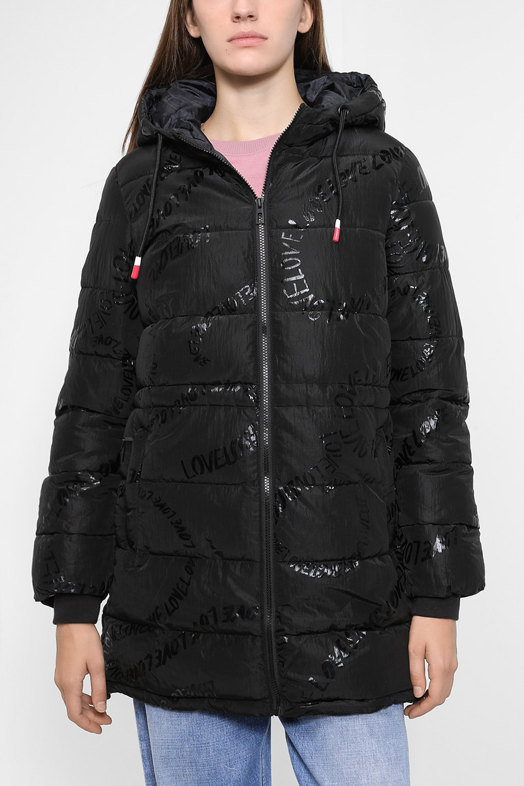 

Куртка женская Desigual 22WWEW30 черная S, Черный, 22WWEW30