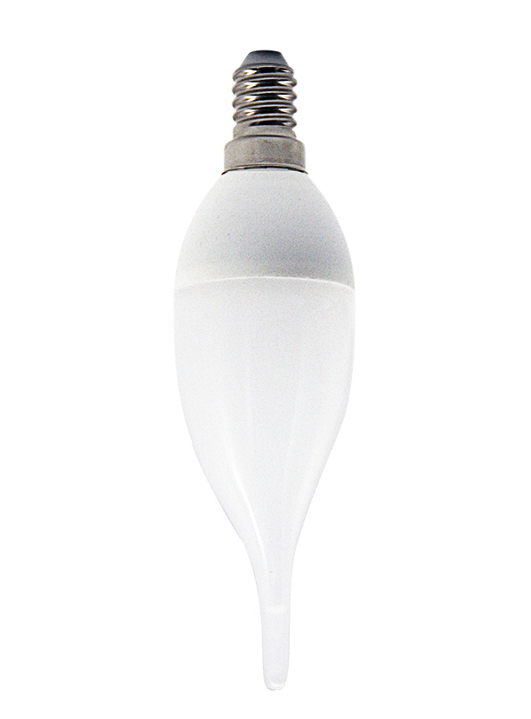 фото Лампочка светодиодная свеча на ветру сw35 8 вт 4000 к е14 фарлайт комплект 10 шт.