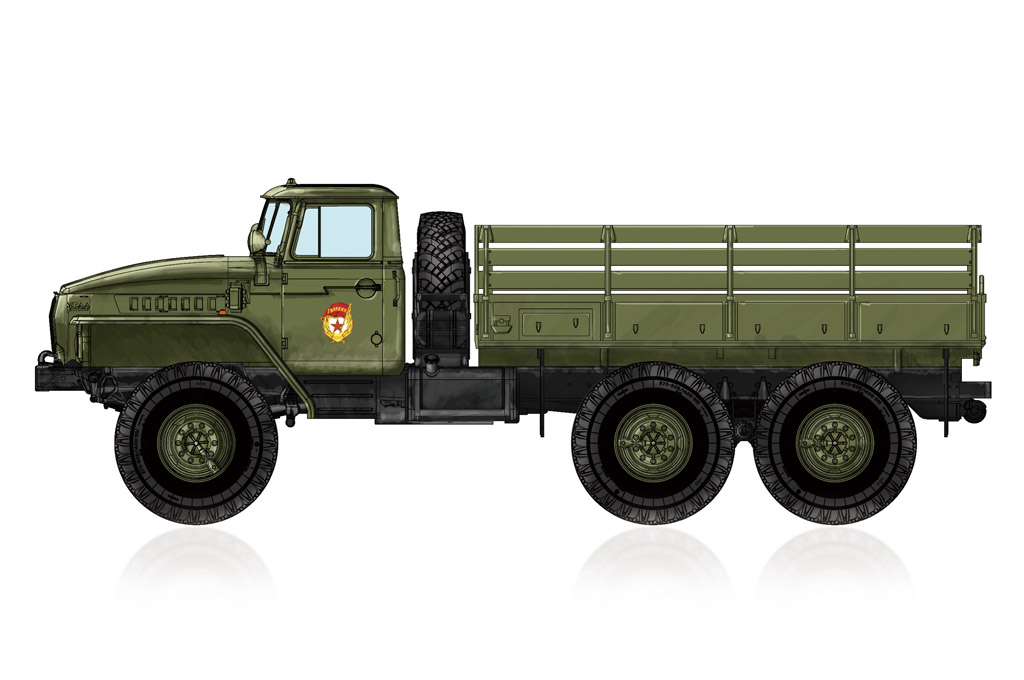 

Сборная модель HobbyBoss 1/72 Армейский грузовик Russian U 82930