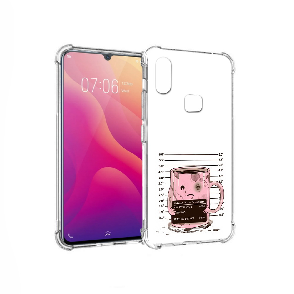 

Чехол MyPads Tocco для Vivo V11i кружка (PT119353.424.420), Прозрачный, Tocco