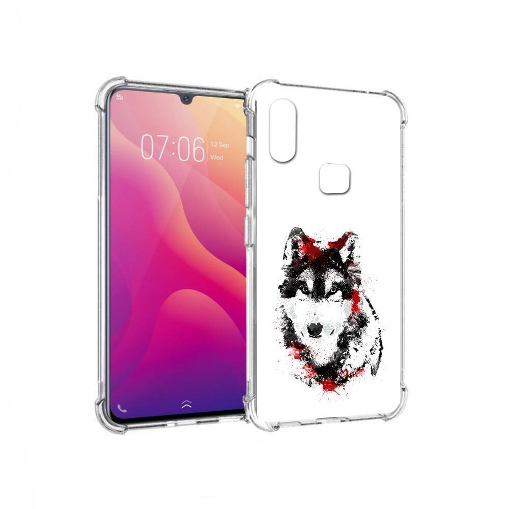 

Чехол MyPads Tocco для Vivo V11i кровавый волк (PT119353.424.416), Прозрачный, Tocco