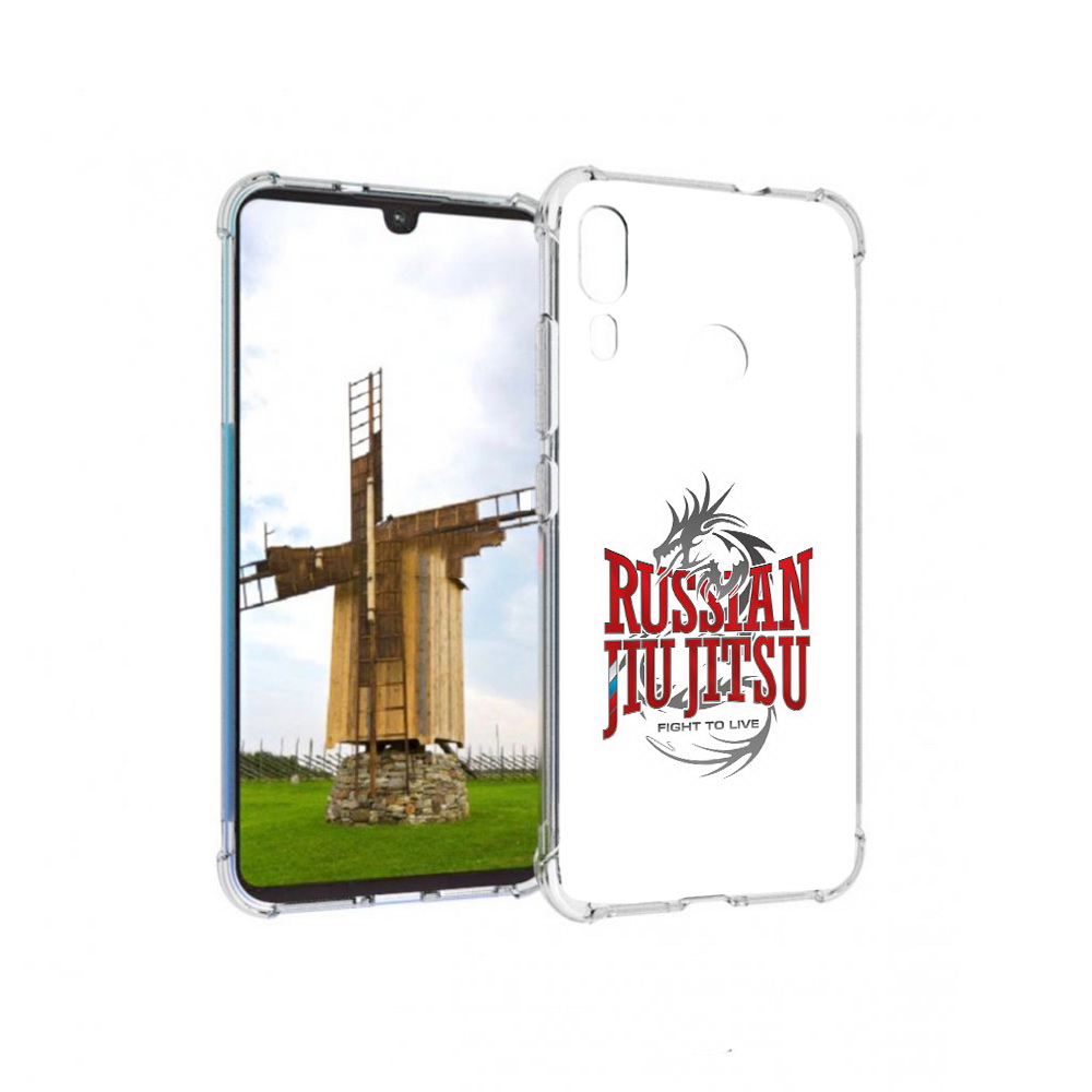 

Чехол MyPads Tocco для Motorola Moto E6 Plus джиу джитсу (PT150579.352.321), Прозрачный, Tocco