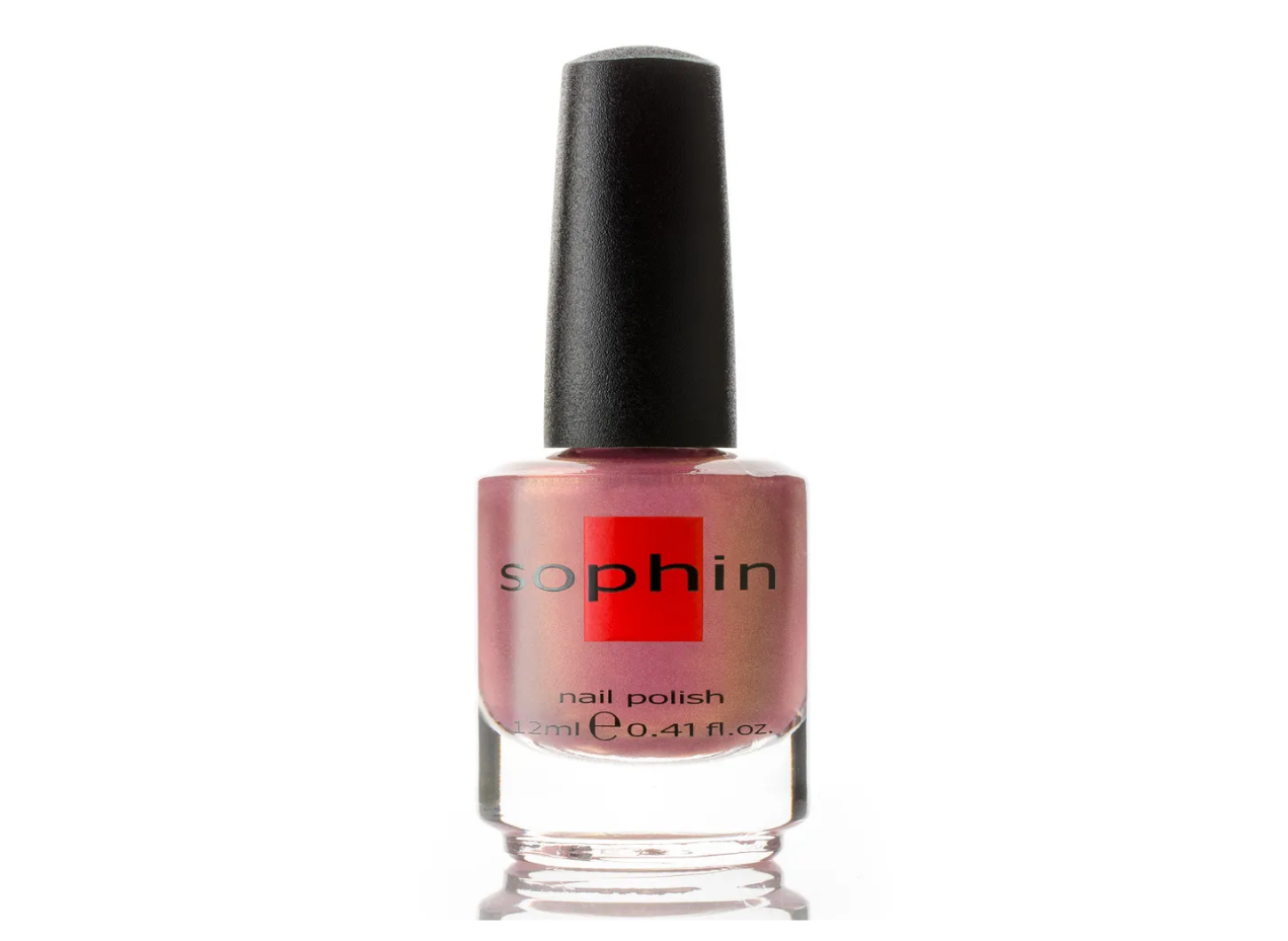 Лак для ногтей Sophin 0132, розовый перламутровый полупрозрачный 12 мл слайм перламутровый с шармиками розовый 350 г