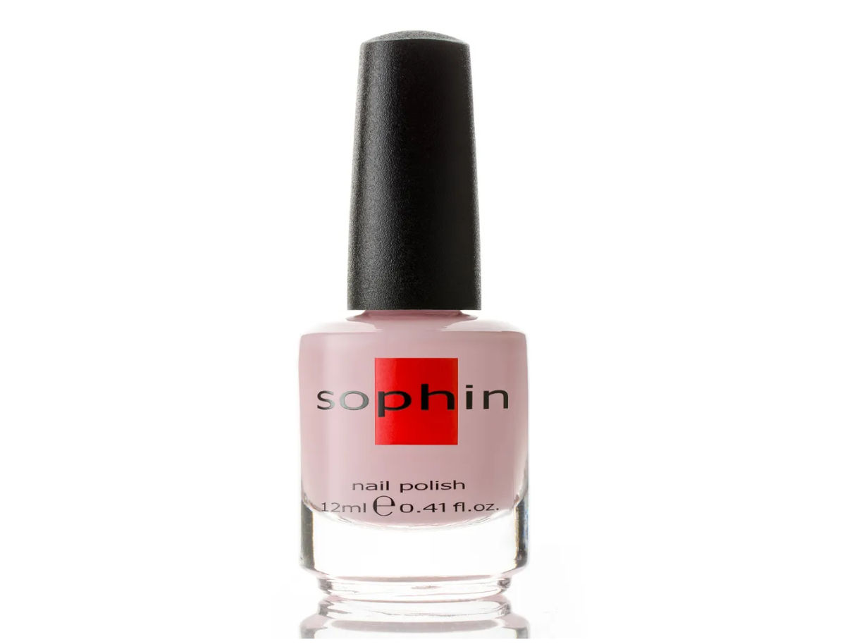 Лак для ногтей Sophin 0016, бело-розовый 12 мл портупея квадро два ряда бело розовый в золоте