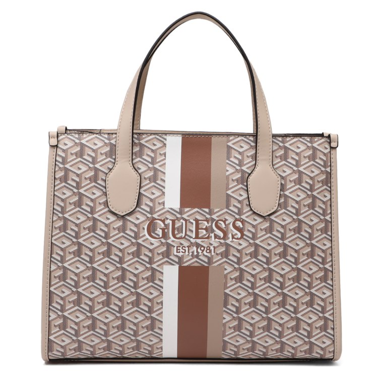 

Сумка женская Guess HWSC8665220 бежево-розовая, Бежевый, HWSC8665220