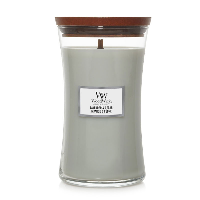 

Аромасвеча Woodwick Лаванда и кедр 609,5гр