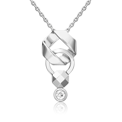 

Кулон из белого золота PLATINA jewelry 03-3373-00-201-1120, топаз, 03-3373-00-201-1120