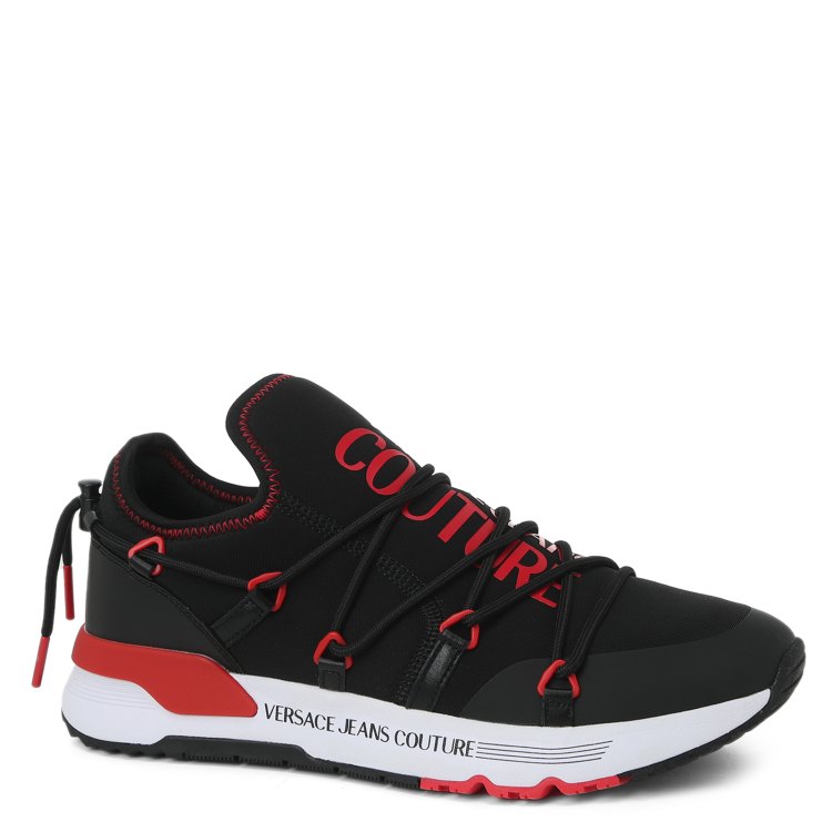 

Кроссовки мужские Versace Jeans Couture 74YA3SA6 черные 39 EU, Черный, 74YA3SA6