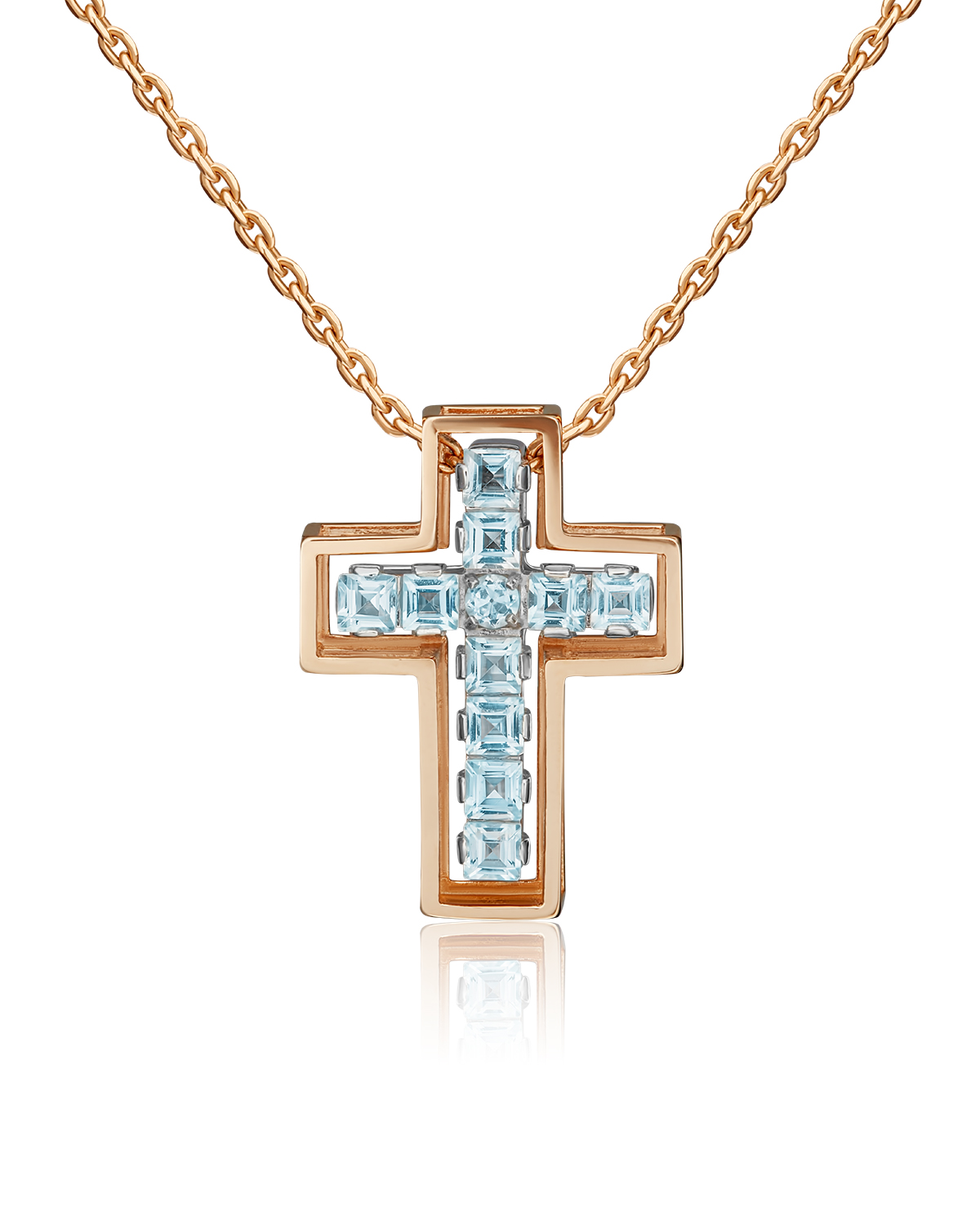 

Кулон из золота с топазом PLATINA jewelry 03-3148-00-201-1111-57, 03-3148-00-201-1111-57